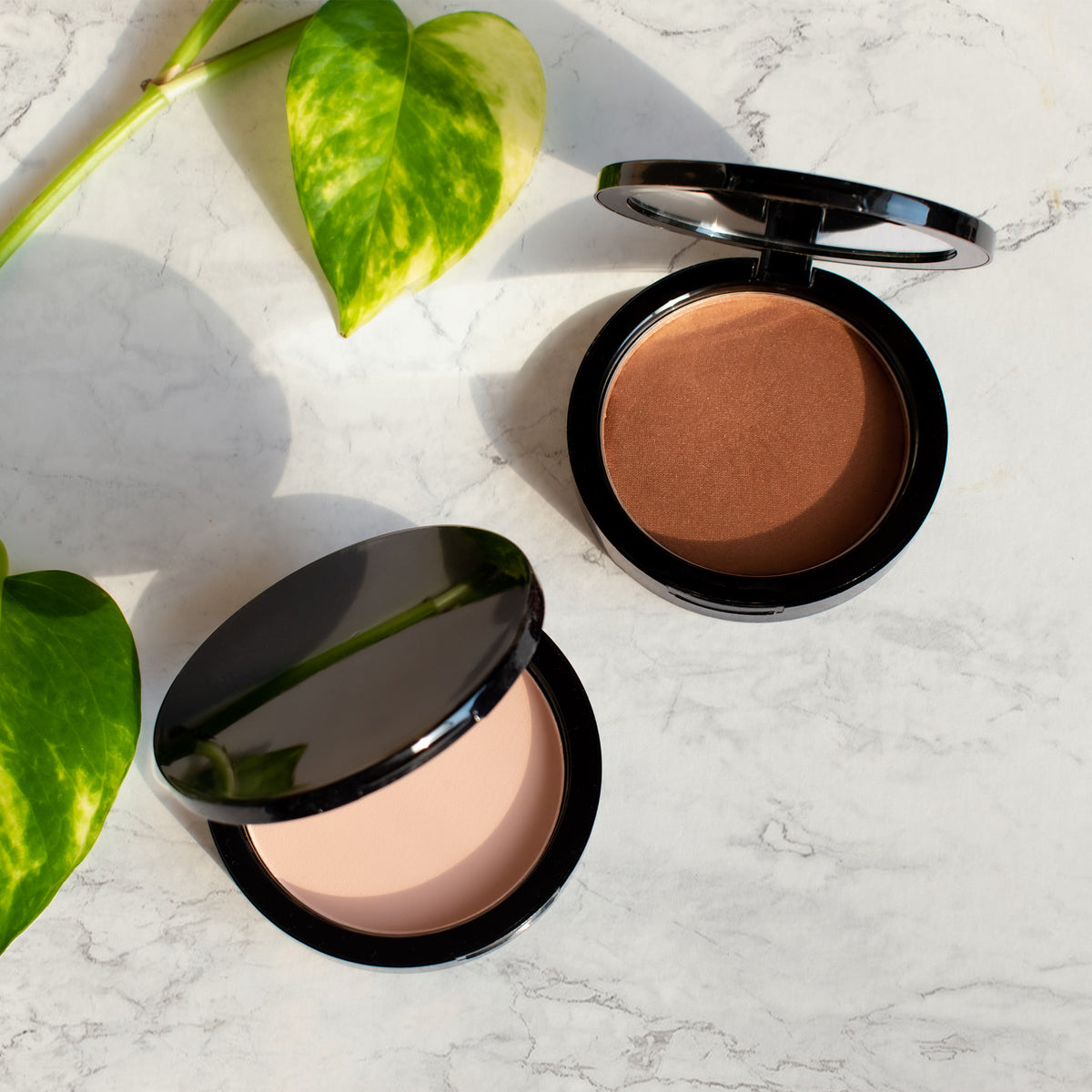 Dual Blend Powder Foundation - French - Rose & Olive